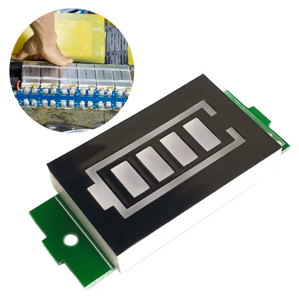 1-5PCS 1/2/3/4/6/7/8S Lithium Battery Capacity Indicator Module 4 Sections Electric Vehicle Battery Power Tester 3-34V 5mA