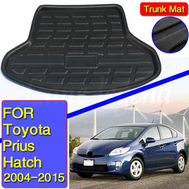 

Rear Trunk Cargo Liner Boot Mat Floor Carpet Tray Mud Kick 2005 2006 2007 2008 2009 2010 2011 2012 For Toyota Prius 2004-2015