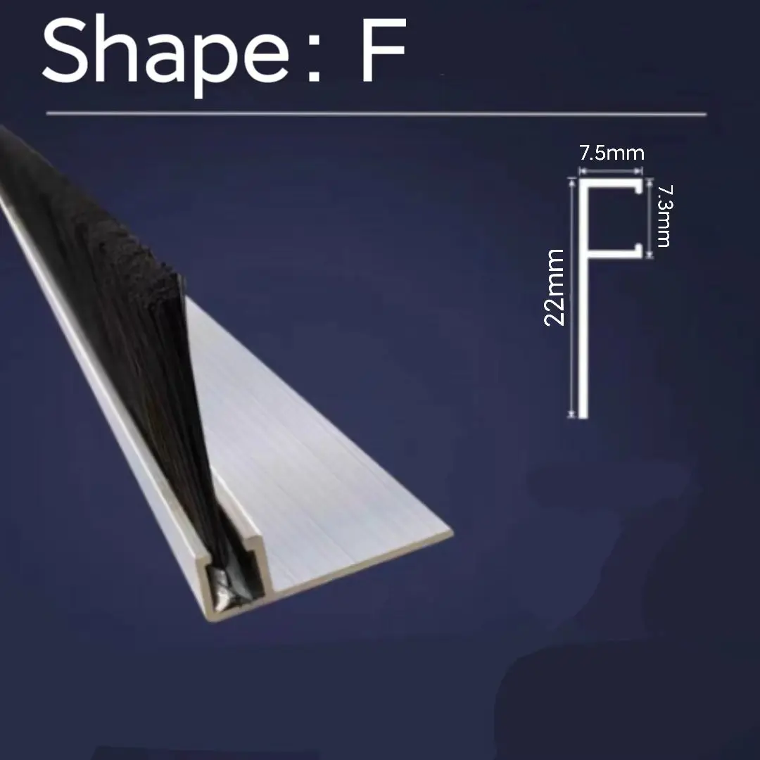 Door Seal Strip Sealing Strip Tape Window Seal Strip Sealing Tape Sealing Strip Rubber Seal Strip Rubber Door Weatherstripping Silicone Seal Strip Aluminum Alloy Strip Brush Industrial Machine Tool Water Blocking Strip Cleaning Mechanical Brush Strip Nylon Wire