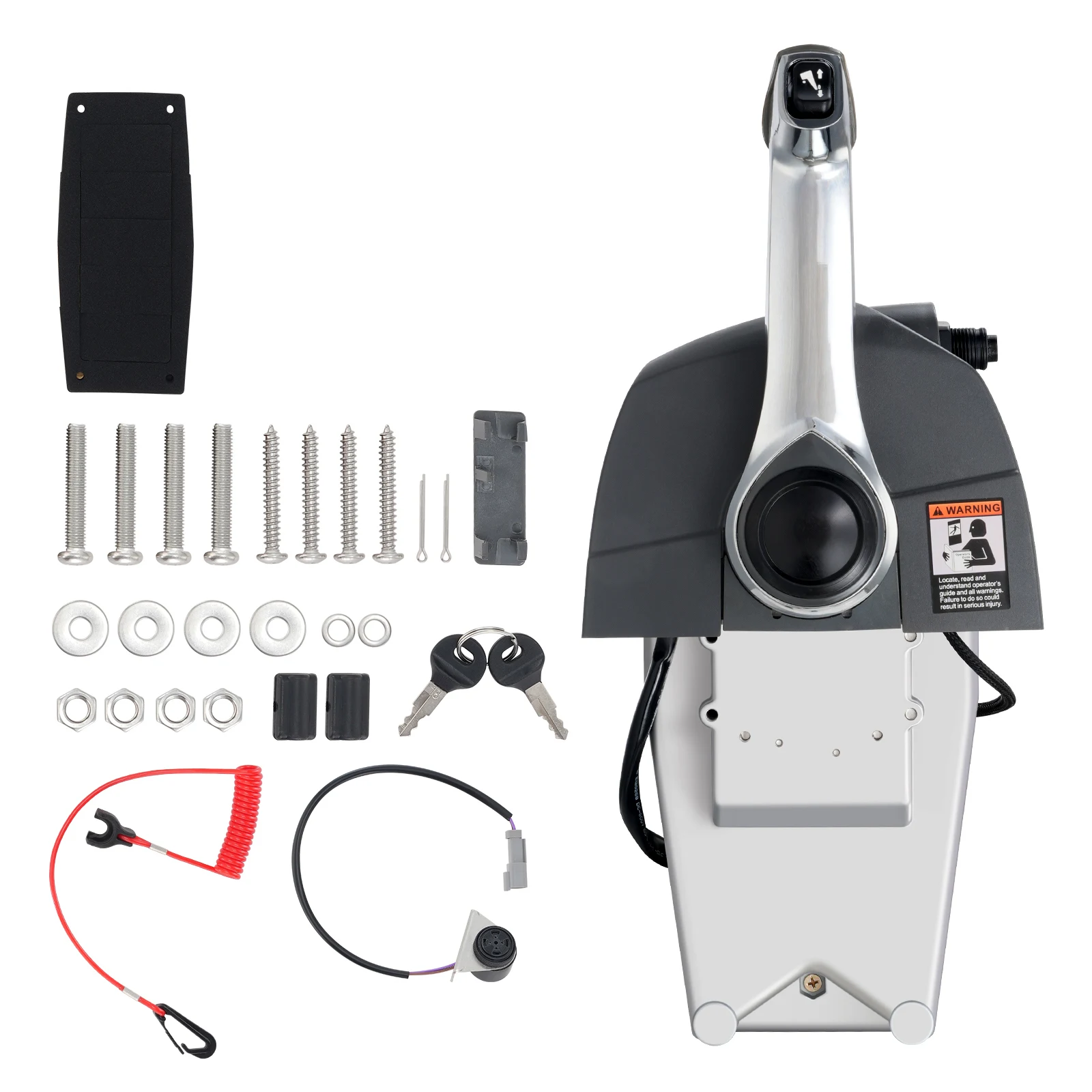 SucceBuy Boat Throttle Control 5006186 Top-Mounted Outboard Remote Control Box for Evinrude Johnson Marine Throttle Box