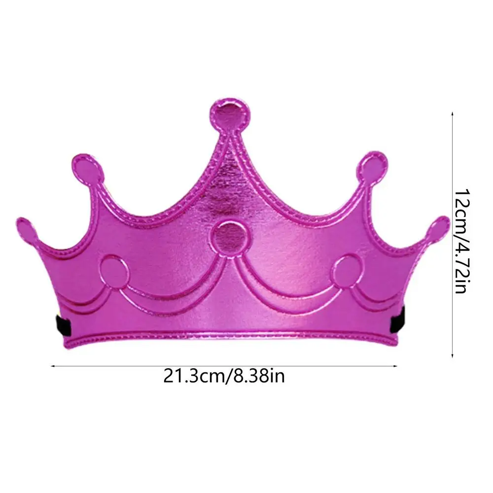Geburtstagskronen für Klassenzimmer-Cosplay König- und Königinnenkrone mit Elastikband Wiederverwendbare Kinder-Haaraccessoires für den Kindergarten – Detail 7