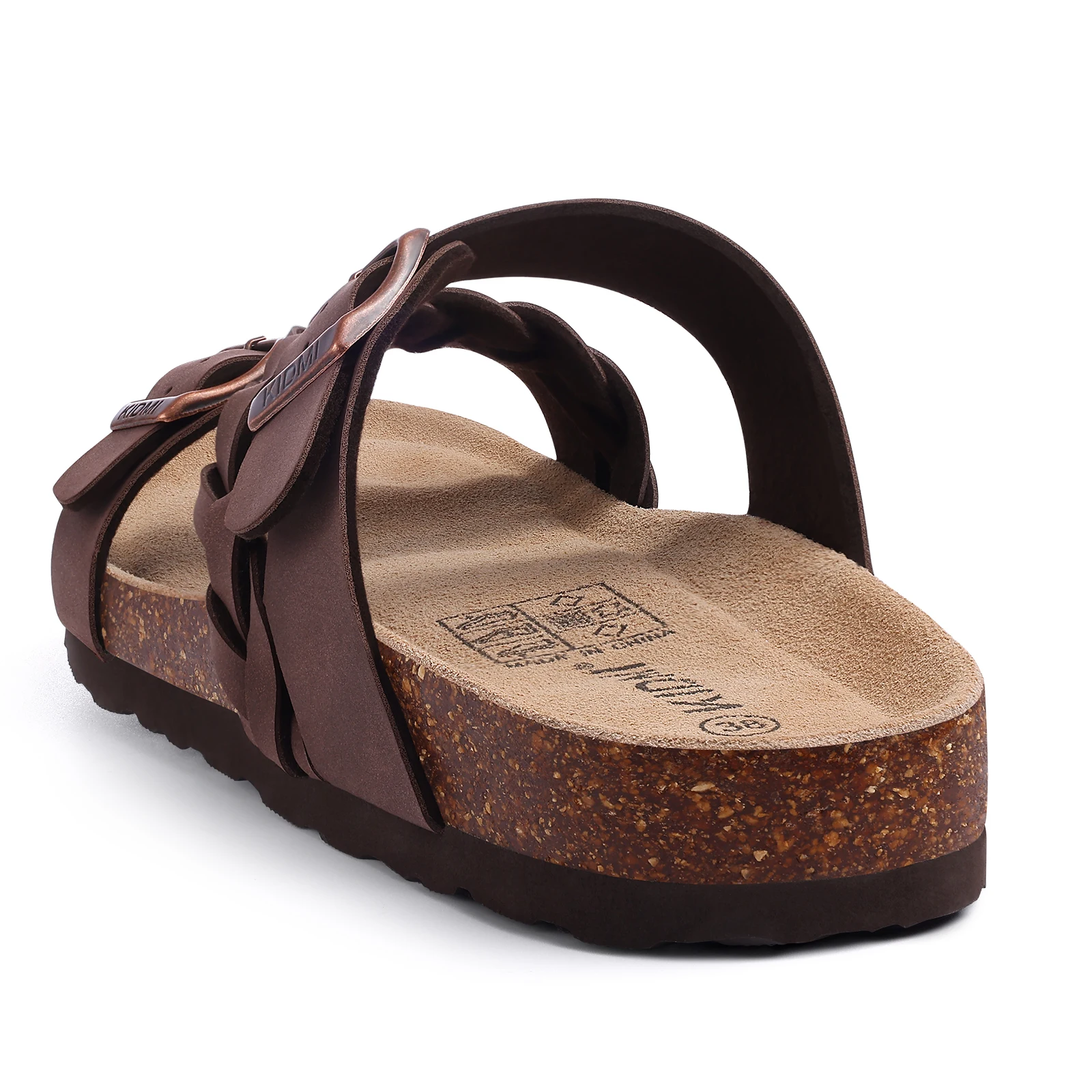 Litfun Women's Cork Sandals With Arch Support And Buckle Summer_voghion.com
