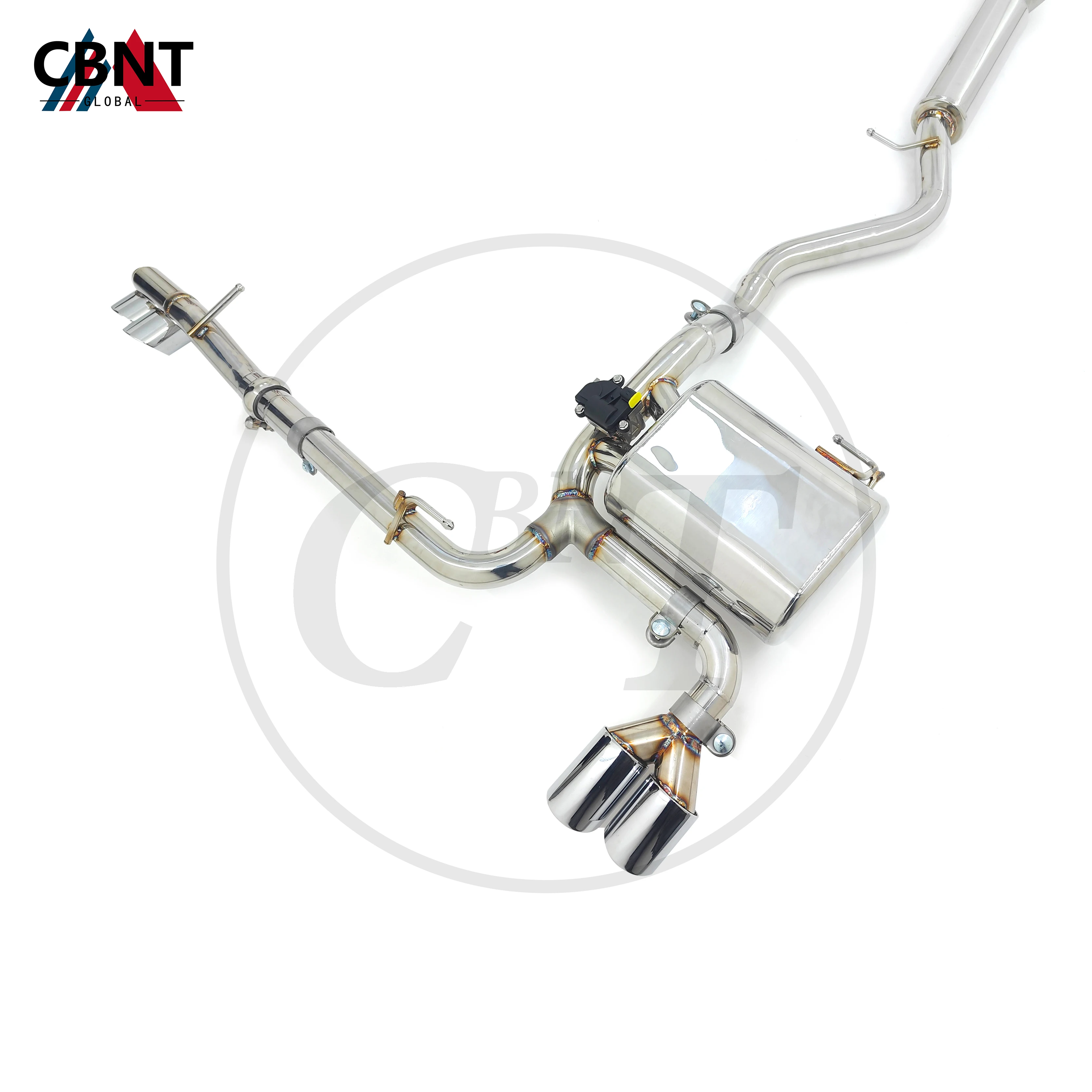 CBNT-304ステンレス鋼の車の排気システム,BMW g80,m3,g82,m4,s58,3.0t,89mm, 3.5