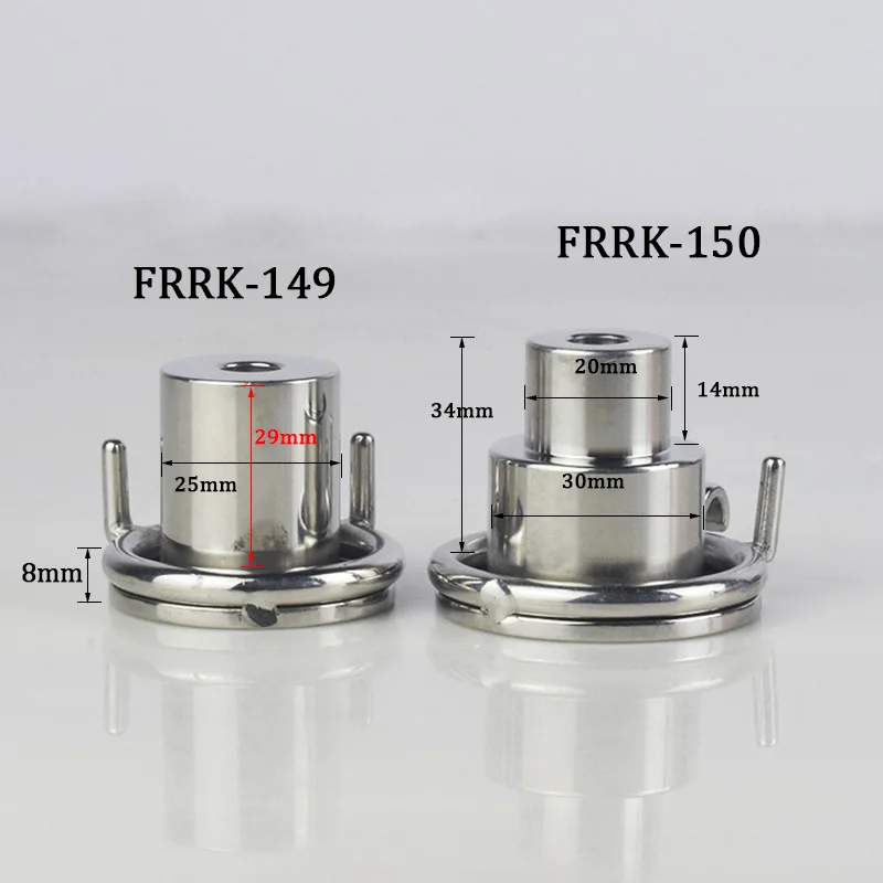 FRRK-111CD-45mm)Cage de chasteté inversée en acier inoxydable