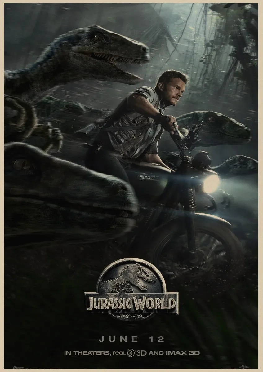 ヴィンテージポスター映画ジュラシックパーク恐竜世界ジュラシック