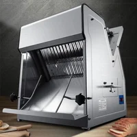 Commercial Multifunctional Bread Toast Slicer Commercial Electric Bread Slicer Stainless Steel Square Slicer 220V/370W 1