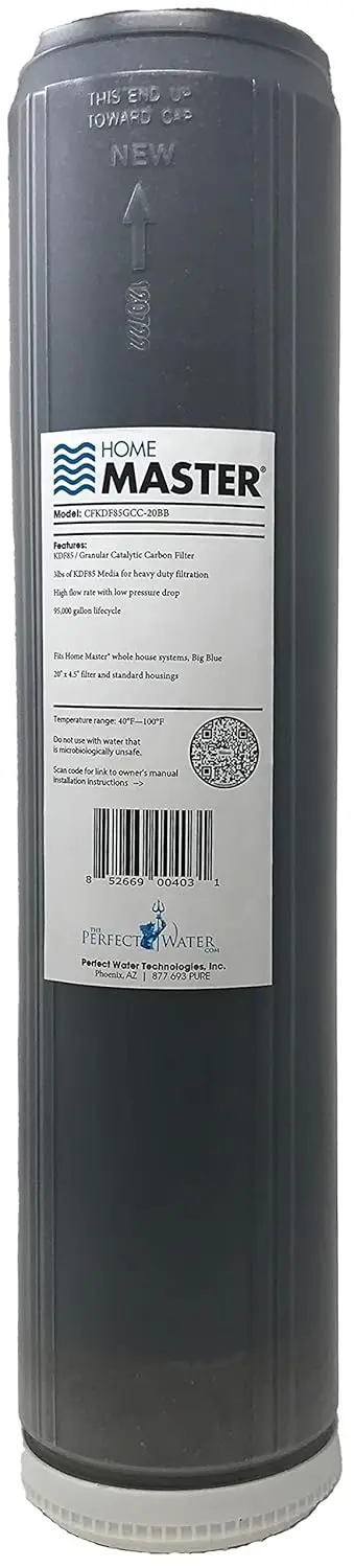 Whole House Water Filter, 4-layer sediment filter 25 to 1 micron, Powerful Up-Flow 6