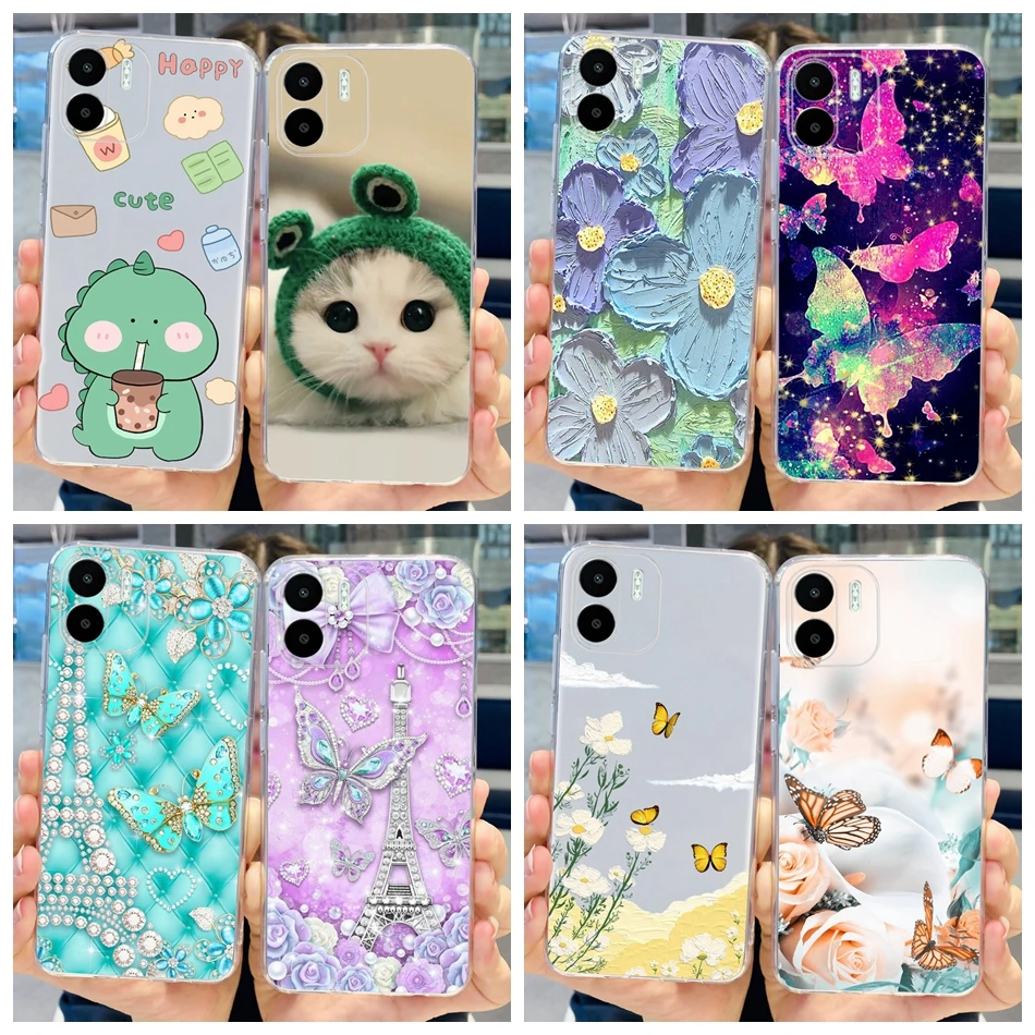 Per Xiaomi Redmi A1 A1 + 2022 Custodia Per Telefono Verniciata Carina Per Redmi A1 Plus Redmia1 A 1 A1 + Custodie In Tpu In Silicone Morbido
