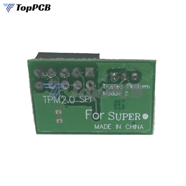 Modulo MSI TPM 2.0 Con Crittografia Avanzata Scheda Di Interfaccia LPC A 14 Pin Win11 PC Verde - Foto 3