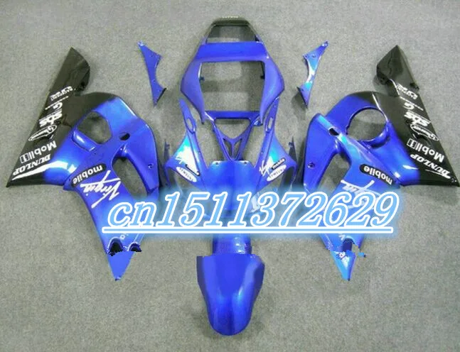 

Комплект обтекателей для кузова Dor для YZF R6 1998-2002 YZF R6 1998 1999 2000 2001 2002 для синего и черного D