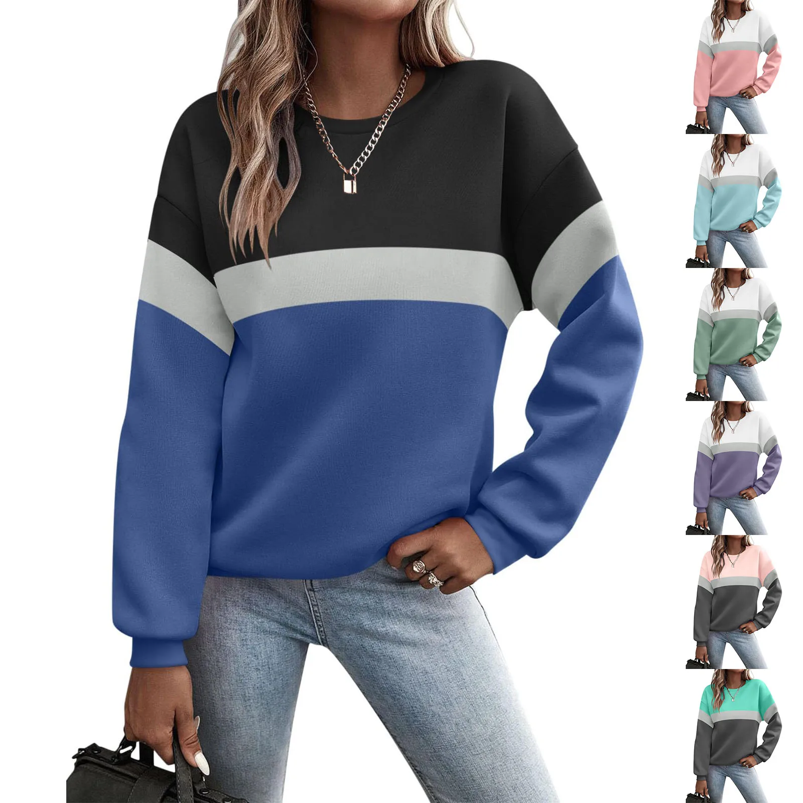 

Womens Graphic Sweatshirt Print O Neck Sweatshirt Round Neck Fit Pullover Tops Casual Olive Color Sweater Sweatshirt for Women