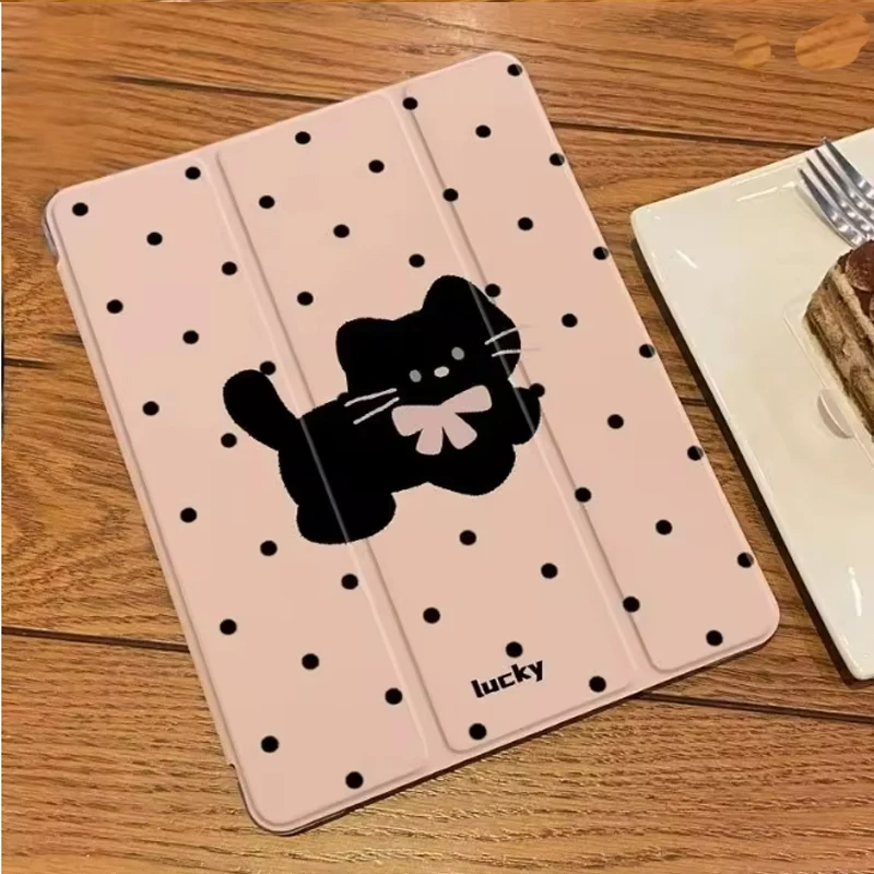 Whimsical Cat Design Tablet Case
