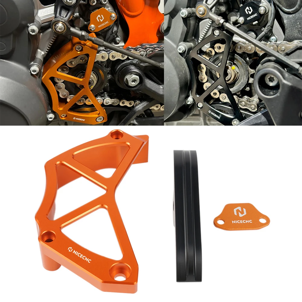 Chain Guard Cover For KTM Adventure 790 S R 2019-2023 Duke 790 890 Duke 2020-2023 Sensor Cover Front Sprocket Guard Protector