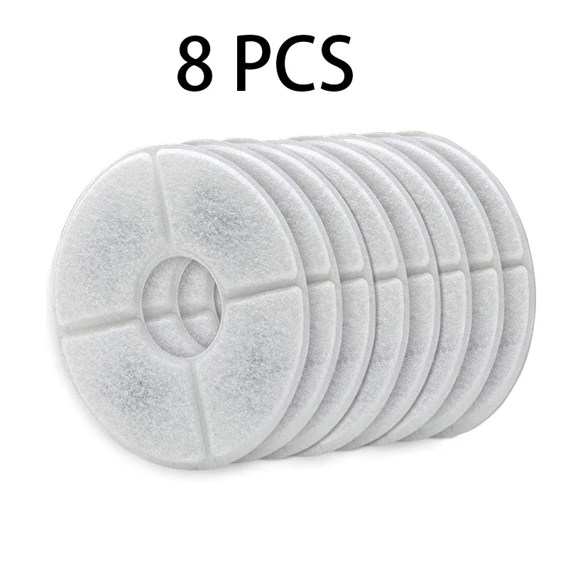 Premium Activated Carbon Filter for Pet Water Fountains, Flower Design
