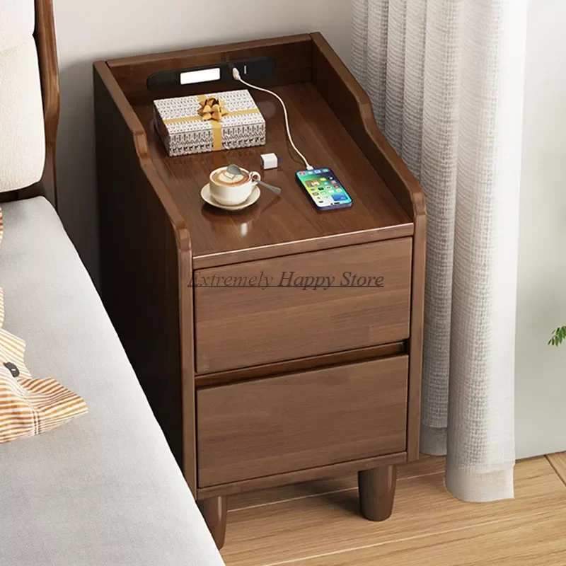 

Cabinet Storag Dressers Nightstands Office Minimalist Narrow Night Stands Wooden Small Chevet De Lit Meuble Children Furniture