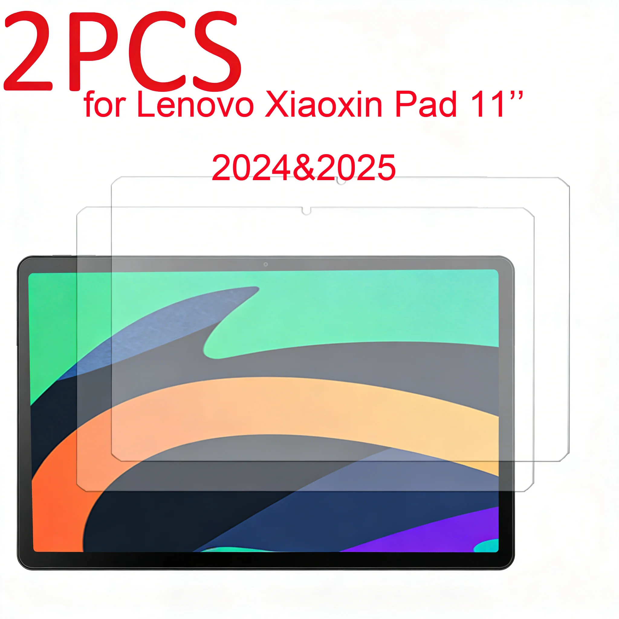 Premium 2-Pack Tempered Glass Screen Protector - 11-Inch 9H Hardness HD Clear Protective Film