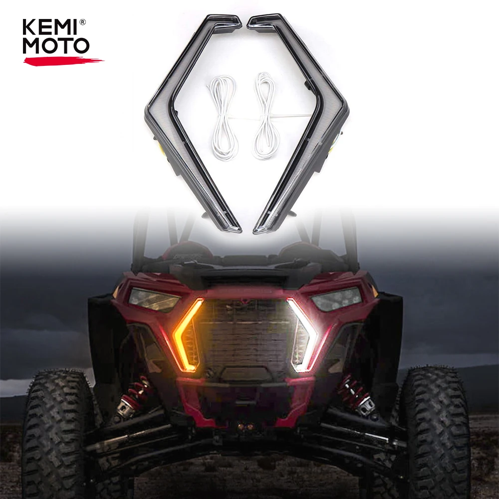 UTV Front Turn Signal Lights IP65 Compatible with Polaris RZR XP 4