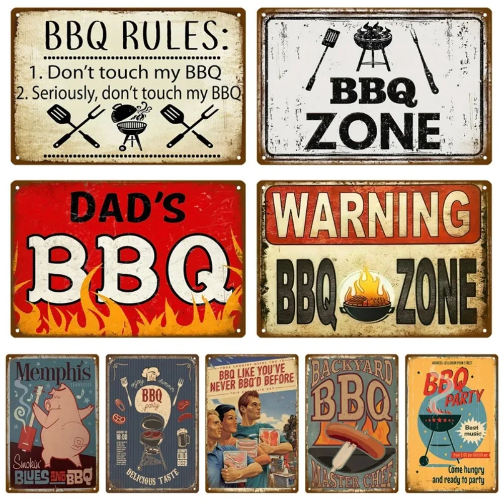 Vintage Aluminum Wall Sign 1
