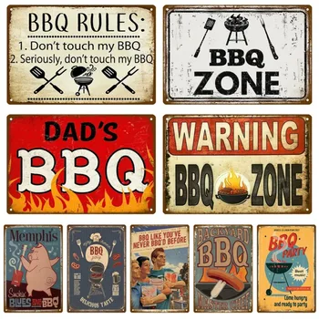 Vintage Aluminum Wall Sign 1