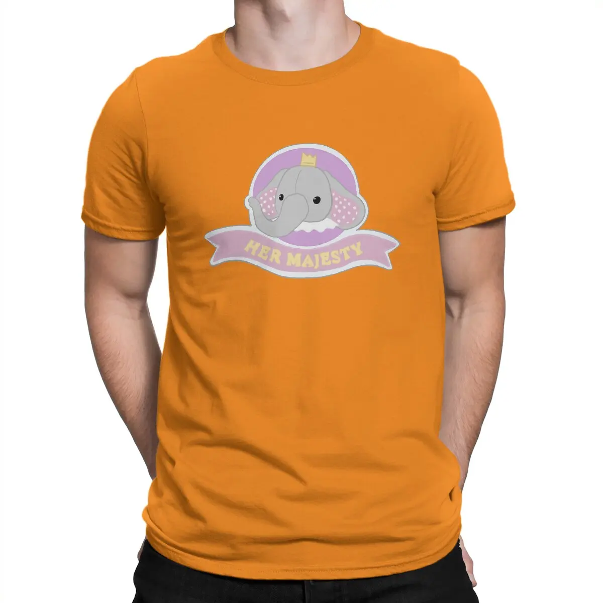 thumbnail image 1 of Camiseta de "It Takes Two", la más nueva para hombre, camiseta de cuello redondo "Su Majestad Cutie el Elefante", ropa de regalo distintiva, ropa urbana, 1 of 7