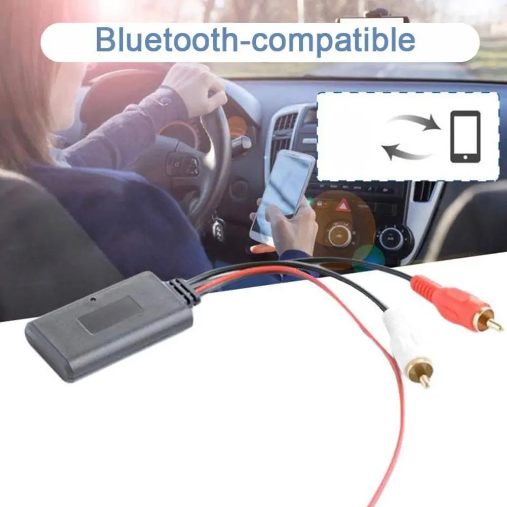 

AUX Bluetooth Adapter Bluetooth Receiver 5.0 2RCA USB Port AUX Cable USB Adapter Car Electronics WMA WAV FLAC
