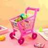 Simulation Shopping Cart Toy Grocery Boy Toys Trolley for Toddler Supermarket Abs Kids Child Baby Stroller 5