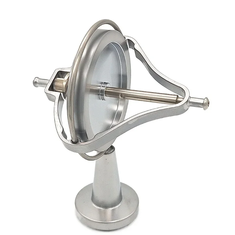 스피닝 자이로스코프 학생 과학 및 기술 교육, 소형 스피닝 탑 장난감, 정밀 금속 기계식 자이로스코프