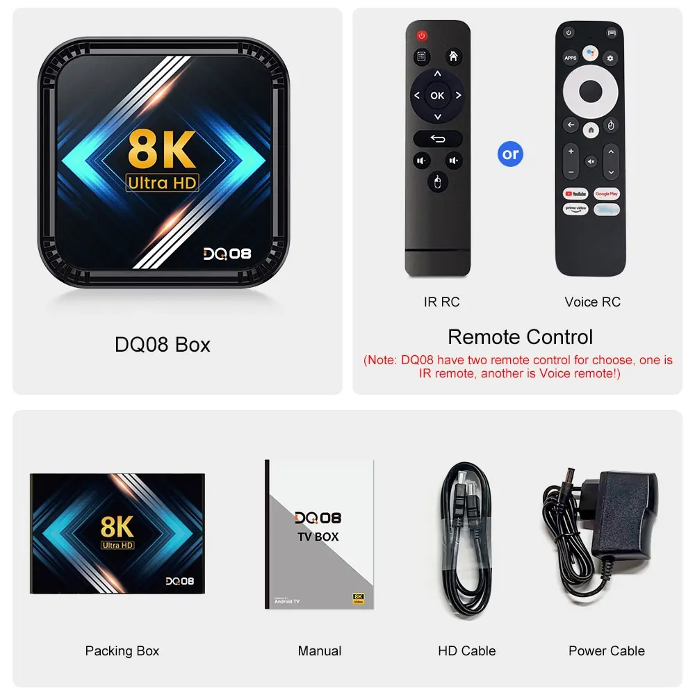 DQ08 RK3528 Ʈ TV ڽ ȵ̵ 13  ھ ؽ A53  8K  4K HDR10 +   BT   2G16G 4G 32G 64G