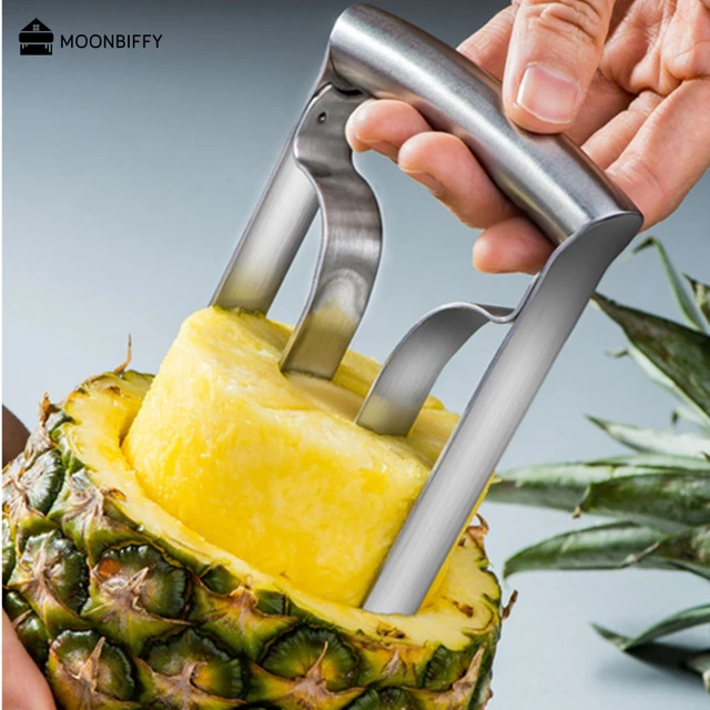 Éplucheur d'ananas en acier inoxydable, carottier, trancheuse de fruits,  coupe-fruits, gadget de cuisine de haute qualité - AliExpress