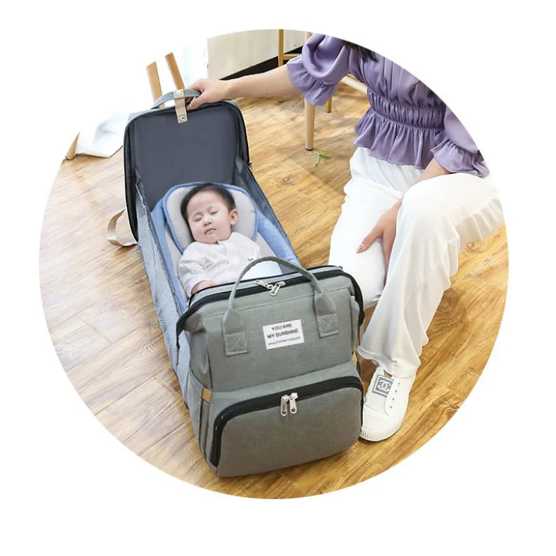

Backpacks Diaper Bags Bed Bag All-in-one Mommy Bag Going Out Handbag Mother Bag Portable Multi-functional Mater Bag Backpack