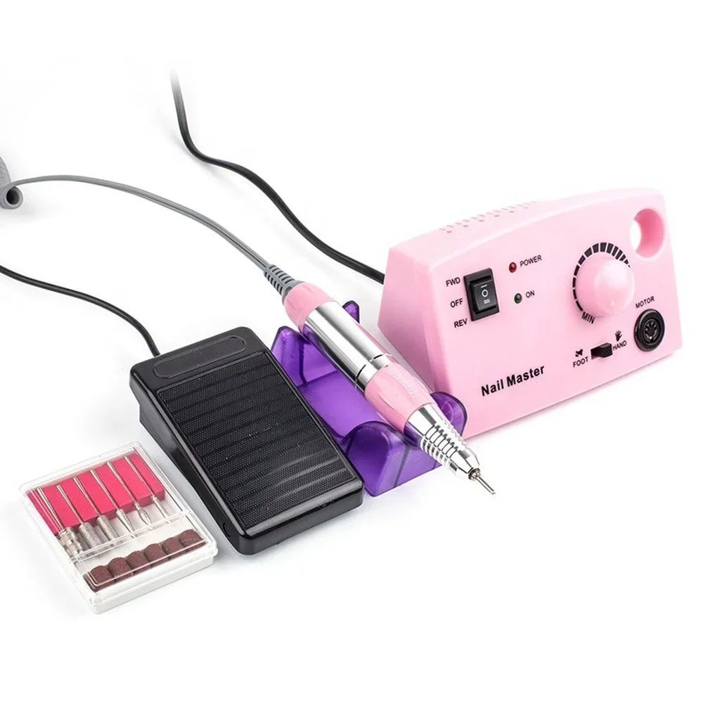 

3 Color Nail Drill Machine 35000RPM for Electric Manicure Drill Machine& Accessory With Milling Cutter Electric Nail File