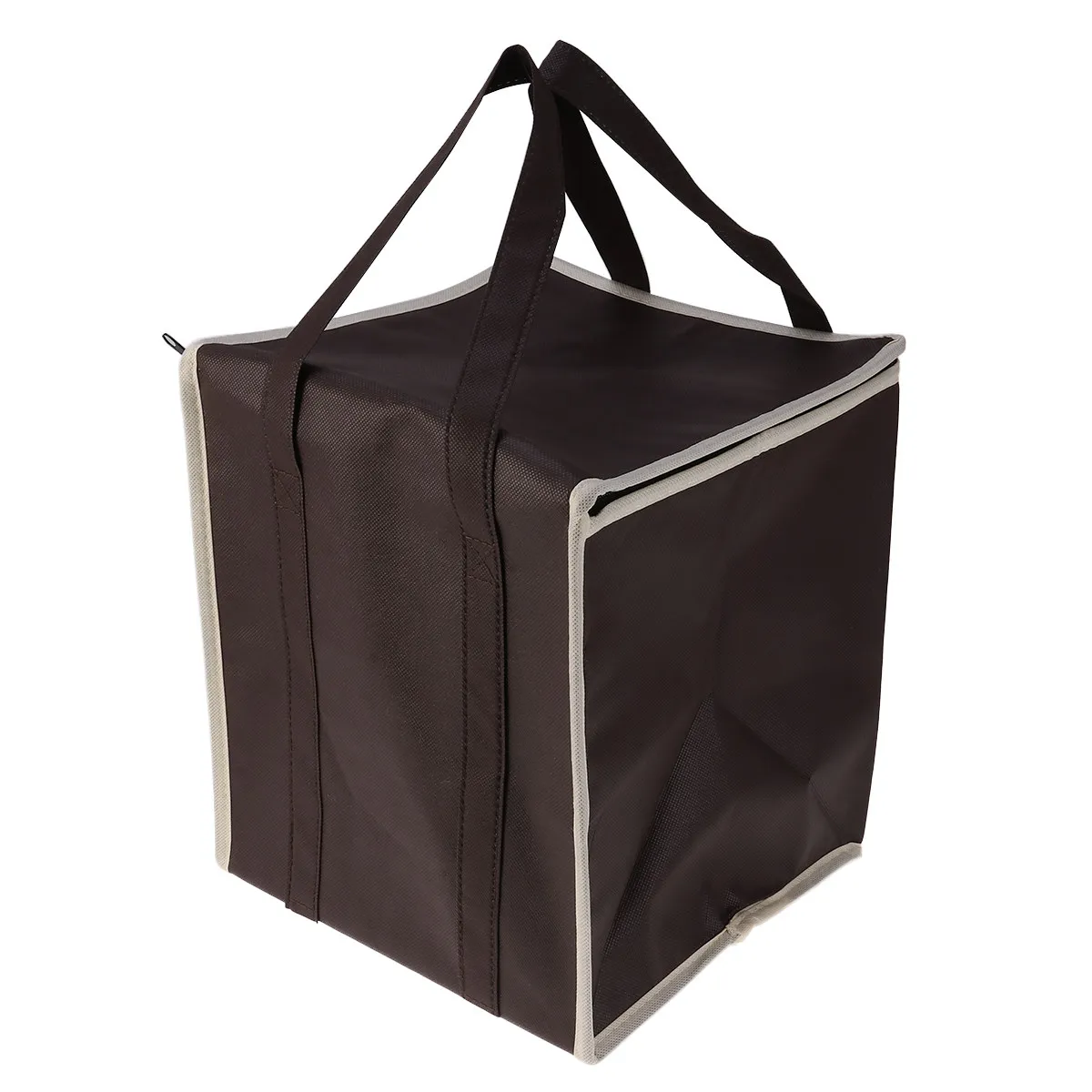 보냉 토트백 26x26x30cm 프리미엄 부직포 보온 도시락 가방 음식 배달, 식료품, 피크닉, 캠핑, 쇼핑용