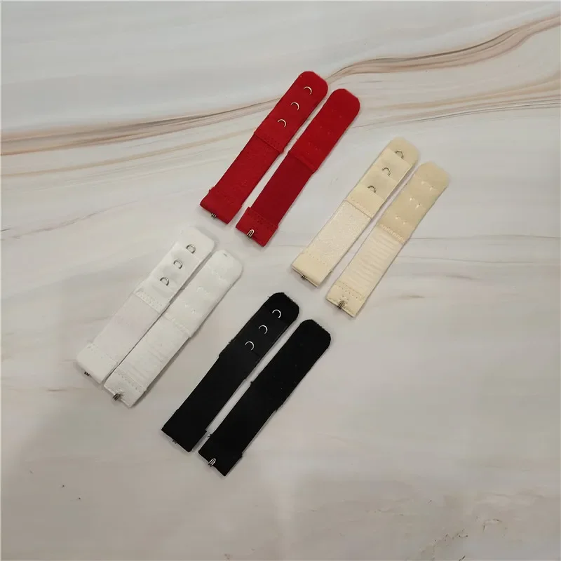 Ladies bra extender 1 Rows 3 Hooks Nylon Clasp Extension Elastic On Strap Soft Bra Band Extenders Intimates Accessories