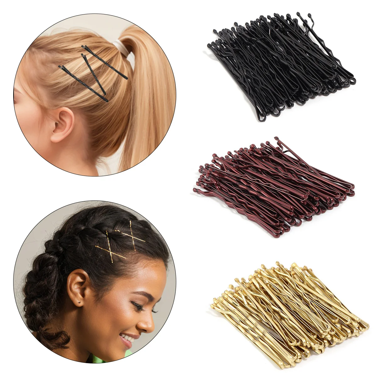 Pregadeiras de cabelo para mulher acessórios para cabelo ondulado_voghion.com