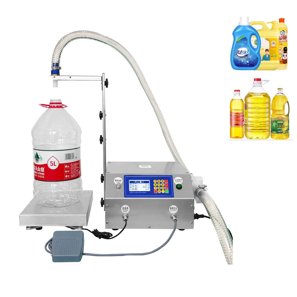 Paste Filling Machine 36L Per Min Filler Shampoo Lotion Laundry Olive Oil Water Large Flow Weighing Type Fully Automatic Edible
