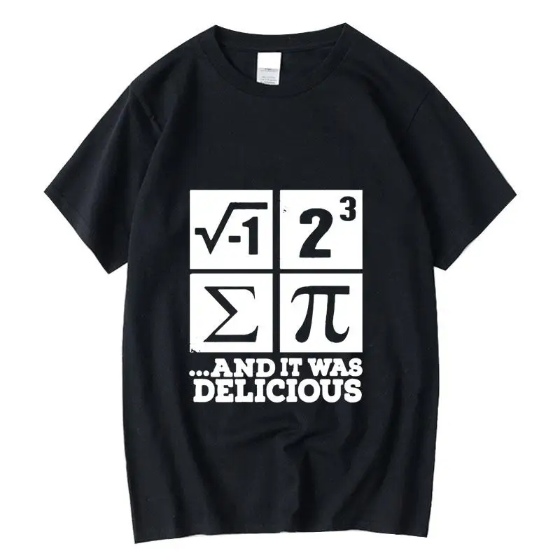 

Funny math design print tshirt loose summer T-shirt o-neck men t-shirt tees tops 100% cotton