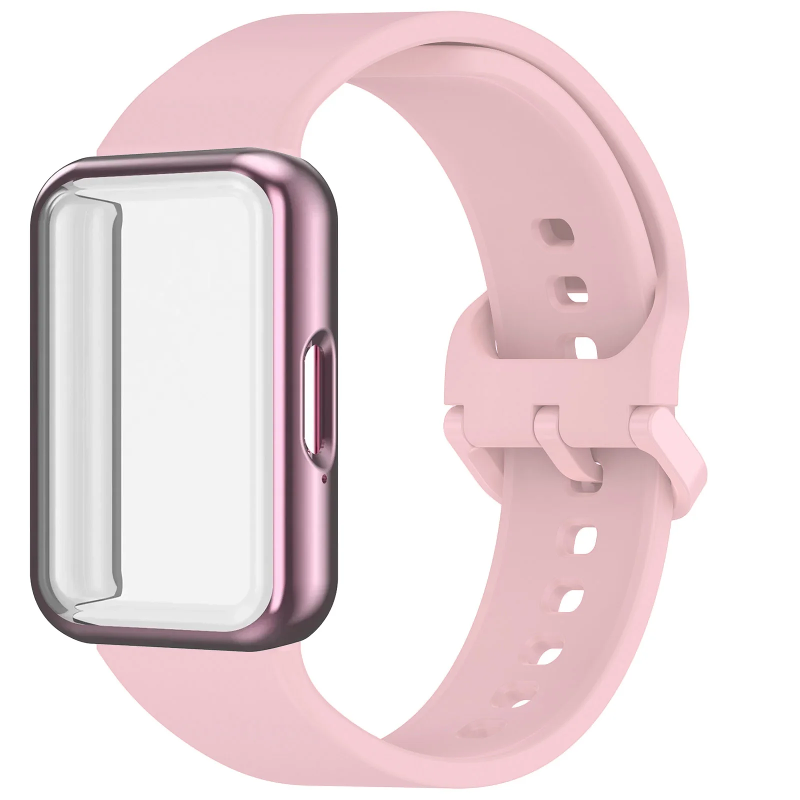Silicone Strap and Protective Case Kit for Fitness Band Accessories