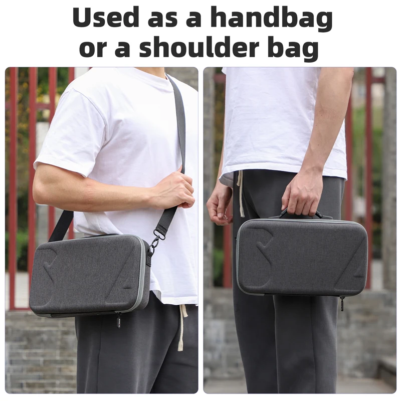 Portable Hard Case for DJI Flip Shockproof Drop-proof Storage Bag with Shoulder Strap Soft Inner Top Cover for DJI Flip RC2/RC-N