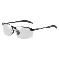 Chameleon Outdoor Anti - Glare Sunglasses (Black frame)