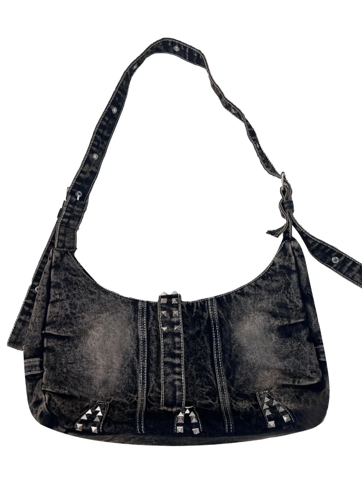 NEW Women Denim Shoulder Bag Simple Tote Handbag Large Capacity Chic Hobo Pattern Retro Tote Outdoor Travel Bag