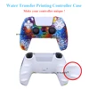coque ps5 en Silicone à impression par transfert d'eau pour manette de jeu PlayStation 5 PS5