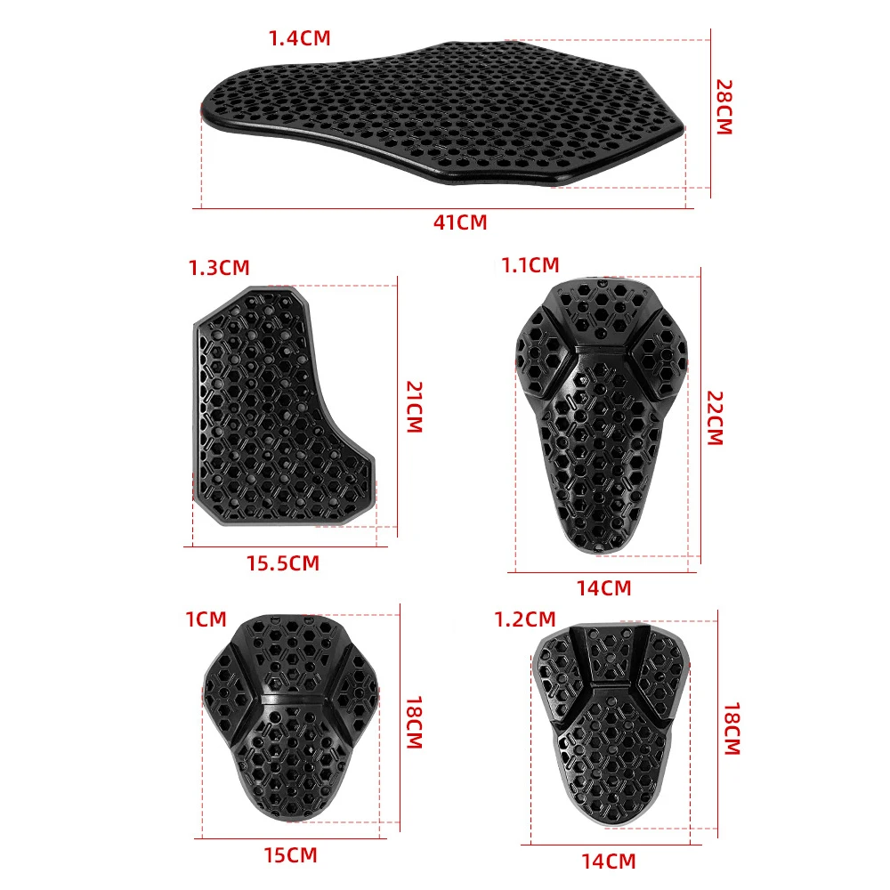 Motorcycle Riding Racing Suit Sports Protective Gear Pu Built-in Parts Set Anti Impact And Shock-absorbing Protective Gear