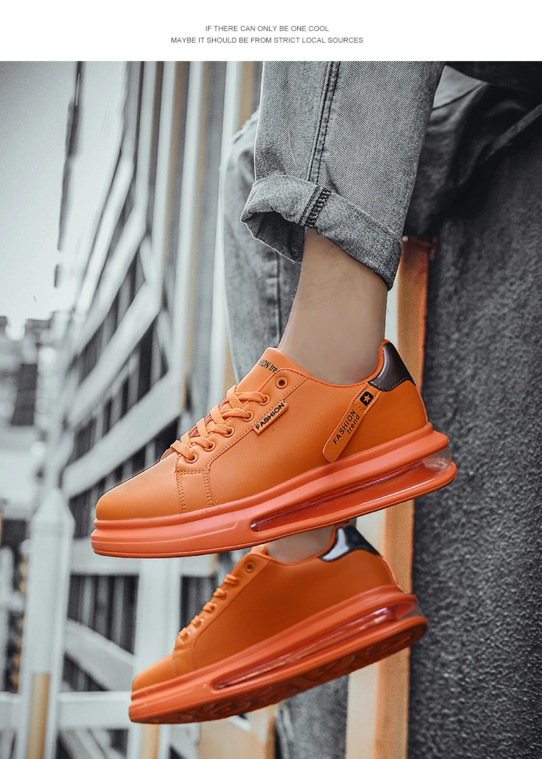 Casual Men's Shoes Comfortable Soft Breathable Pu Leather Flats_voghion.com
