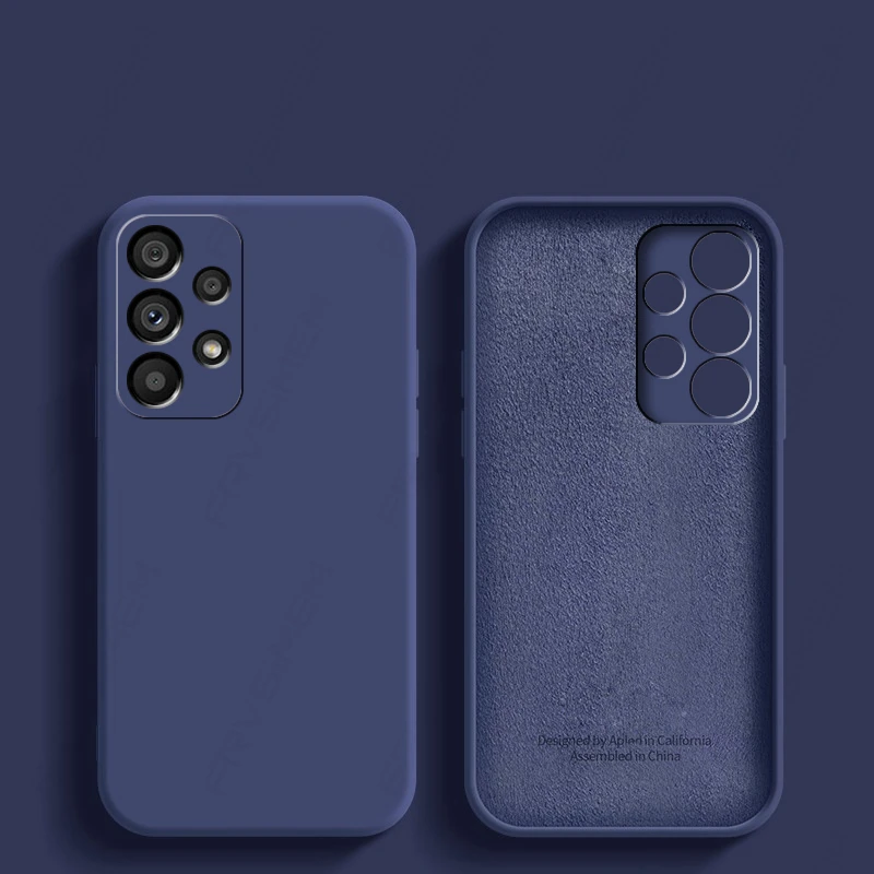 Luxus Original Flüssigsilikon Soft Cover für Samsung Galaxy A12 A22 A32 A22S A52 A72 A52S A33 A53 A73 5G M32 M12 M52 M_voghion.com