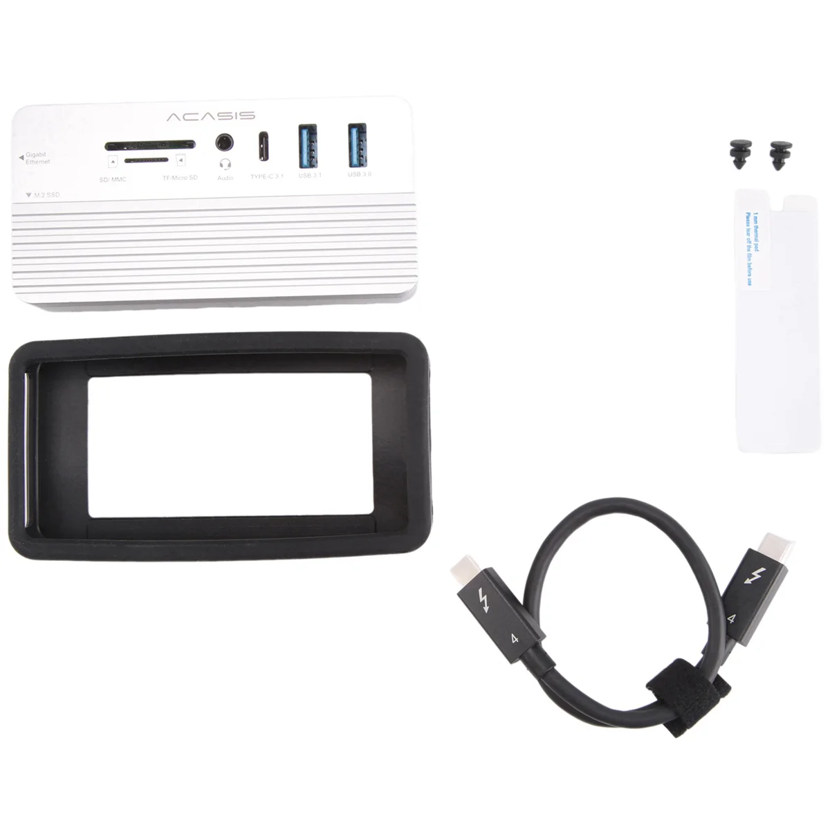 ACASIS USB-C  ŷ ̼, M.2 NVME  SATA NGFF SSD, HDMI  8TB, Windows, MAC, IPAD, 10 in 1