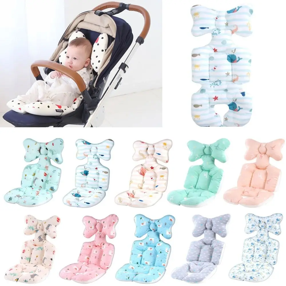 Nuovo Cuscino in Cotone Confortevole per Neonati, Imbottitura per Passeggino, Accessori per Carrozzine Unisex - immagine 2