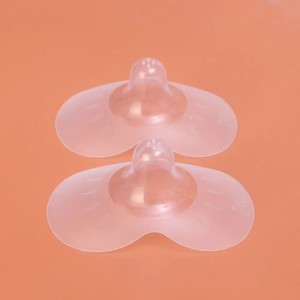 2Pcs/Box Silicone Nipple Protector Ultra-thin Butterfly Shape Anti-bite Teat Protection Shields Nursing Supplies 3