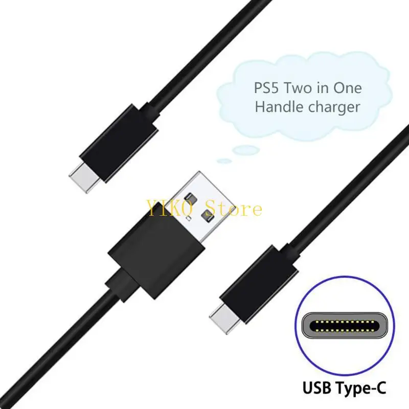 컨트롤러 스위치 폰용 2 in 1 Type-C USB 고속 충전 케이블 코드용 K32C