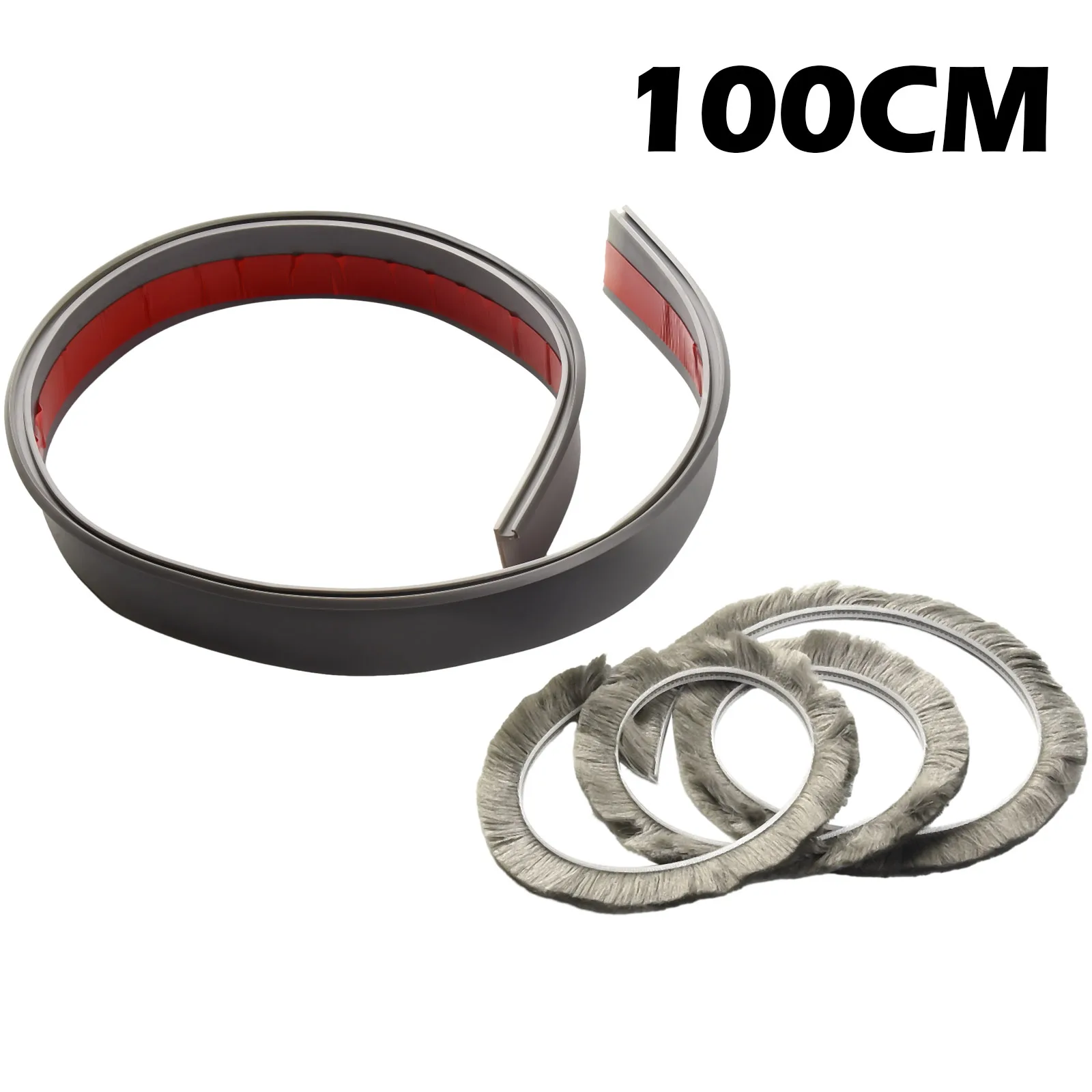 100CM Door Bottom Brush Seal Strip Insectproof Soundproof Dustproof Self Adhesive Stopper