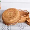 Hand-Woven Storage Basket Rattan Storage Tray Wicker Baskets Bread Fruit Food Breakfast Display Box Handicrafts Home Decoration 3